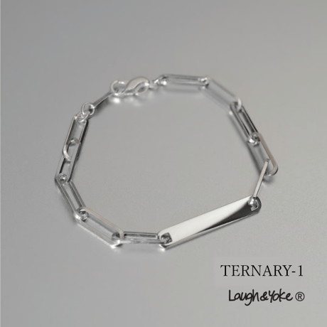 チェーンブレスレットTERNARY-1｜4.3mm幅｜シルバー925｜ 【Laugh＆Yoke】｜Artisan Works