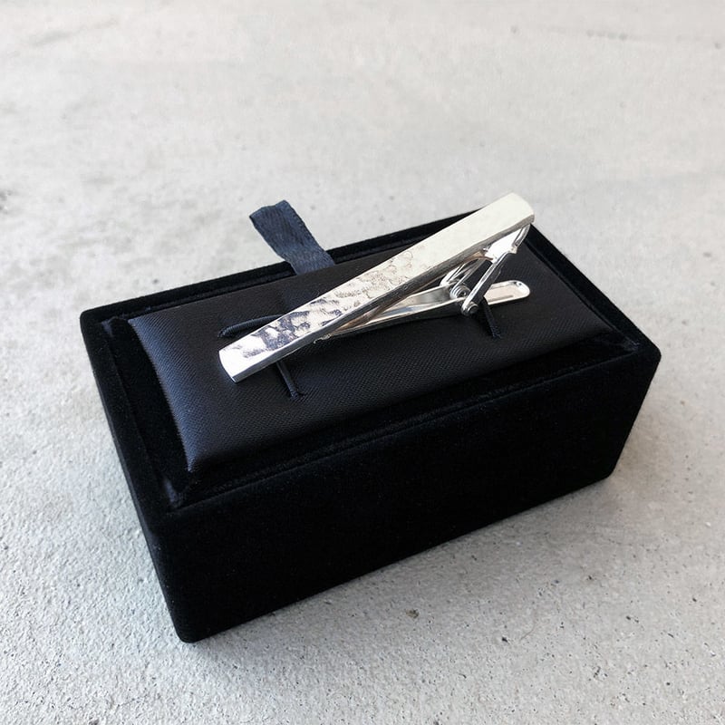 ネクタイピン　タイピン　シルバー925 ネクタイピン（タイクリップ)【GT-004】 ｜Silver925｜[Artisan