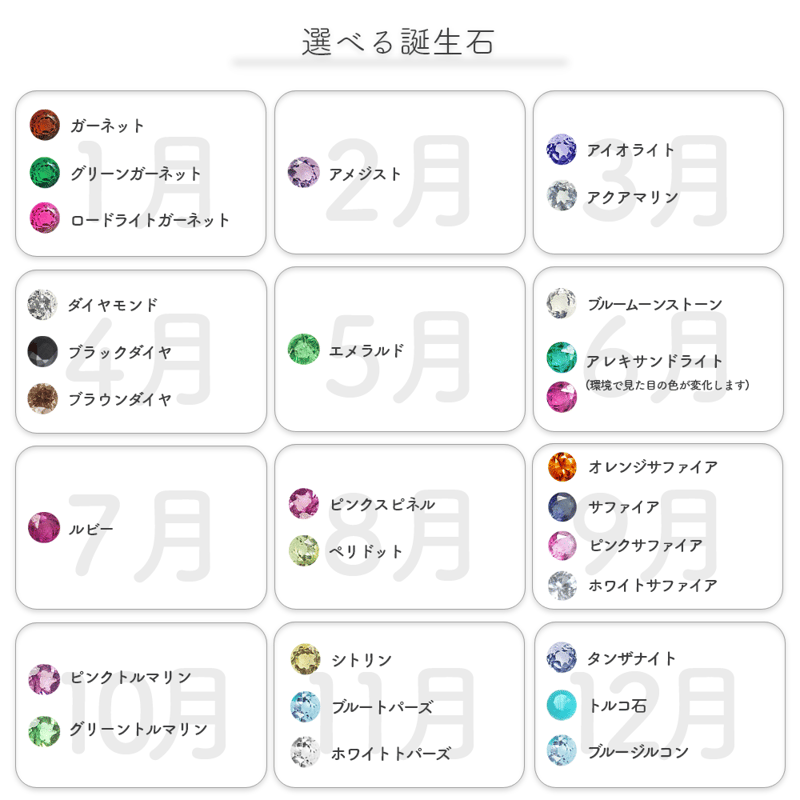 フラクチュエイト ペアリング2本セット【無料内側刻印＆選べる宝石