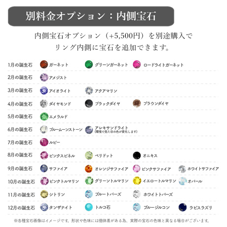 ファミリーリング（Mille Lettre-ミル レトル）|大切な絆を文字で紡ぐ指輪【文字をリング一周に刻印-選べるフォント】｜2.8mm幅｜Pt950｜Artisan Works