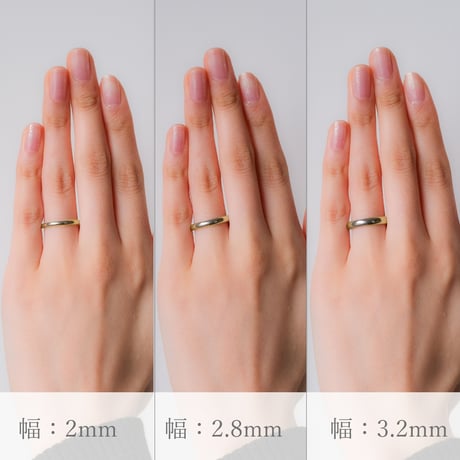 ファミリーリング（Bague Eclat-バーグ エクラ）|大切な絆を誕生石で紡ぐ指輪【2石-選べる誕生石】｜3.2mm幅｜K10YG/K10PG【選べる素材】