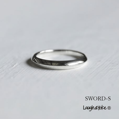剣腕リングSWORD-S｜3.0mm幅｜シルバー925｜ 【Laugh＆Yoke】｜Artisan Works