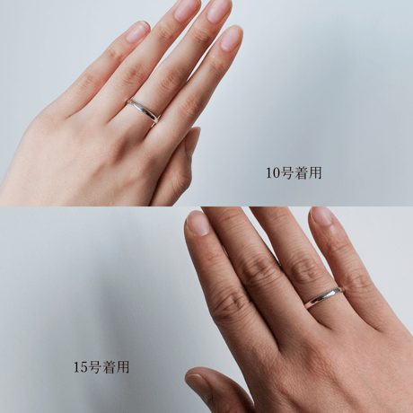 ネイチャー ペアリング2本セット【無料内側刻印＆選べる宝石】｜2.6mm幅｜シルバー925｜Atelier CraM