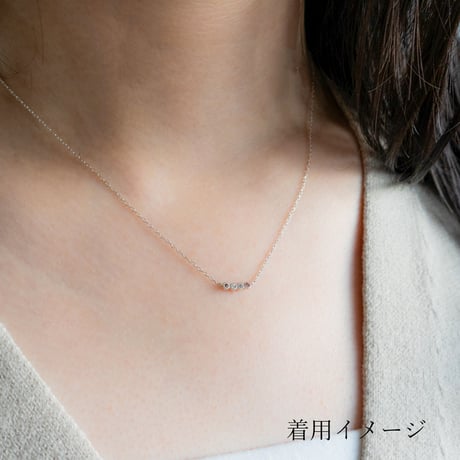 大切な人の宝石を紡ぐネックレス【選べる誕生石-4石-】｜K10イエローゴールドorピンクゴールド【選べる素材】｜Family Necklace（ファミリーネックレス）｜Artisan Works