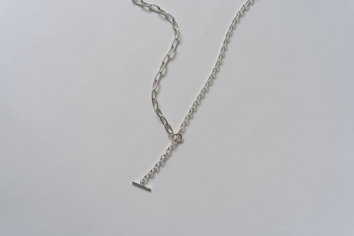 シルバーチェーンネックレス シルバー925 ボックスチェーンネックレス 60cm 長小豆チェーン