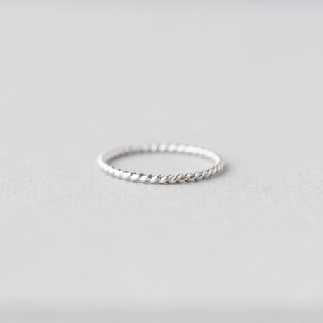 より線 M｜Silver925｜[10min Ring]