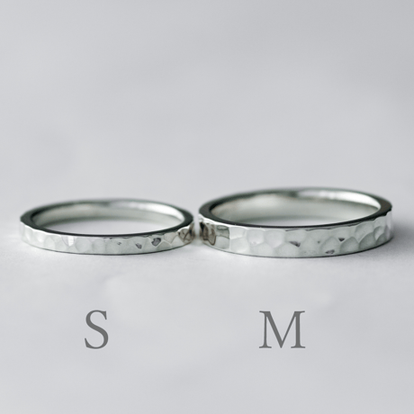 リトラ ソル ペアリング2本セット【無料内側刻印＆選べる宝石】｜幅2.0mm/3.2mm｜シルバー925｜Atelier CraM