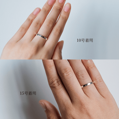 シークエンス ペアリング2本セット【無料内側刻印＆選べる宝石＆サイズ交換無料】｜2.4mm幅｜シルバー925｜Atelier CraM