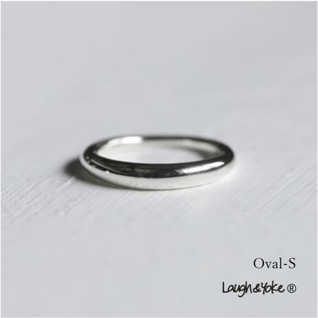 甲丸リングOval-S｜3.2mm｜シルバー925｜ 【Laugh＆Yoke】｜Artisan Works