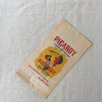 【フランス】ヴィンテージ紙袋/サイドマチ/筋なし/PICARDY