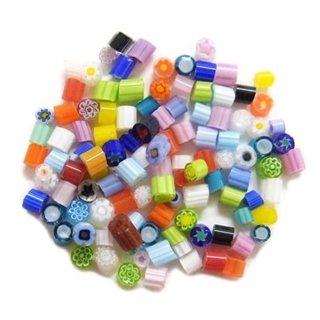 RM-80 透明ミルフィオリmix　2-3mm / 15ｇ