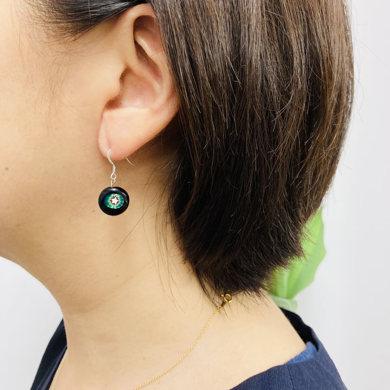 ミルフィオリピアス7（イヤリングorノンホールピアスへ変更可