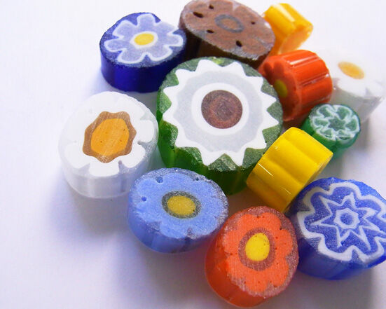 ミルフィオリピアス3（イヤリングorノンホールピアスへ変更可