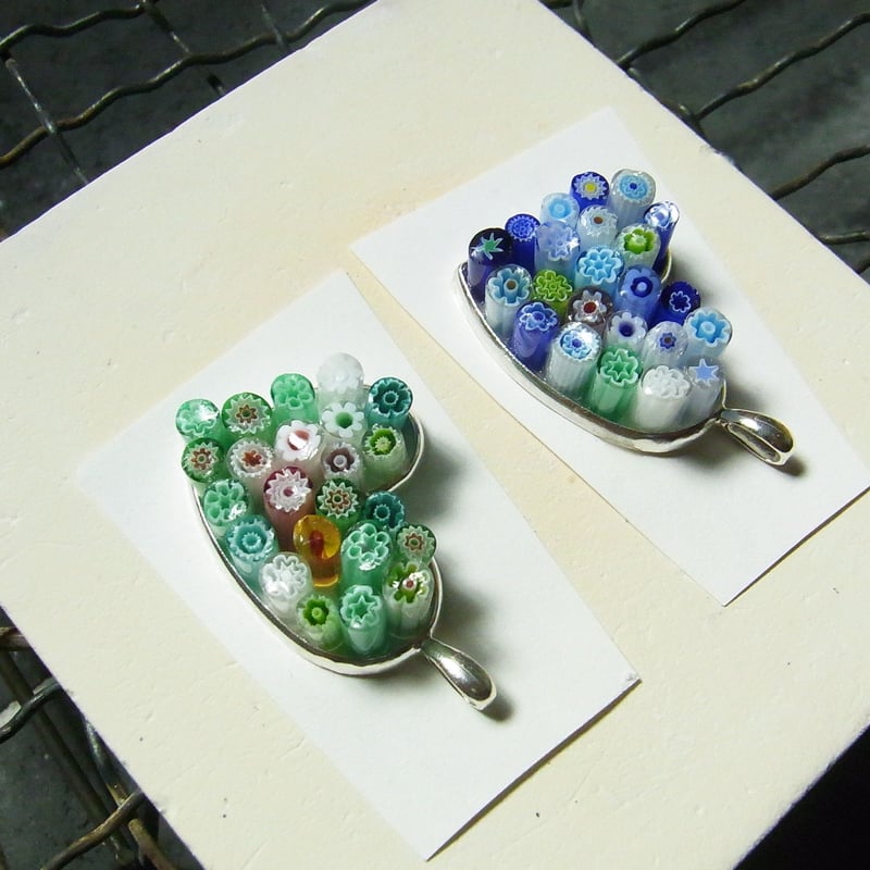 100g> RM-84 透明7mmカットミルフィオリmix φ3-4mm | STUDIO