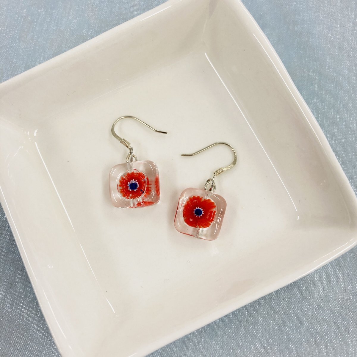 ミルフィオリピアス3（イヤリングorノンホールピアスへ変更可