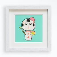 こしぇる！｜ジークレー｜額装済｜展示作品