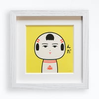 んだ｜ジークレー｜額装済｜展示作品