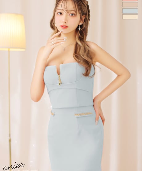 【XSサイズあり】chain fetish set up dress (anier4031)