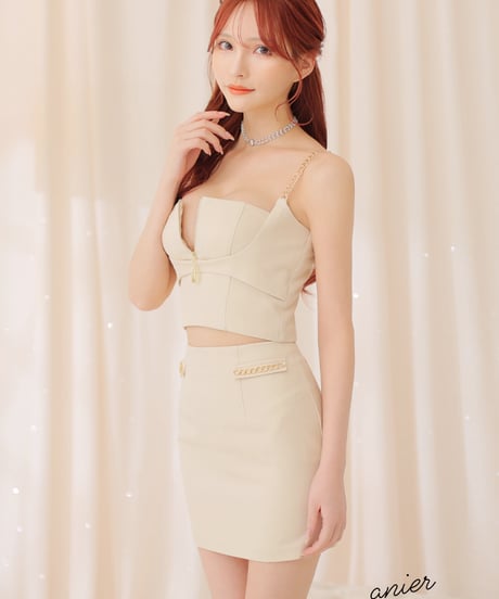 【XSサイズあり】chain fetish set up dress (anier4031)