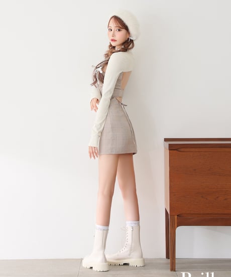 【XS～Lサイズあり】ange de brille mini dress (brille3760)