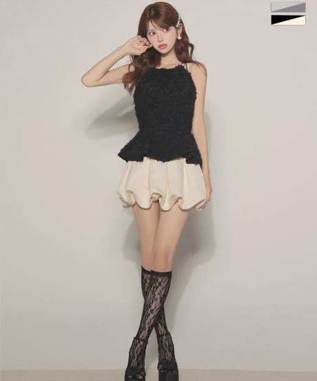 【XSサイズあり】fleurs tulle setup dress(LF4638)