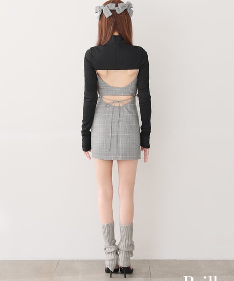 【XS～Lサイズあり】ange de brille mini dress (brille3760)