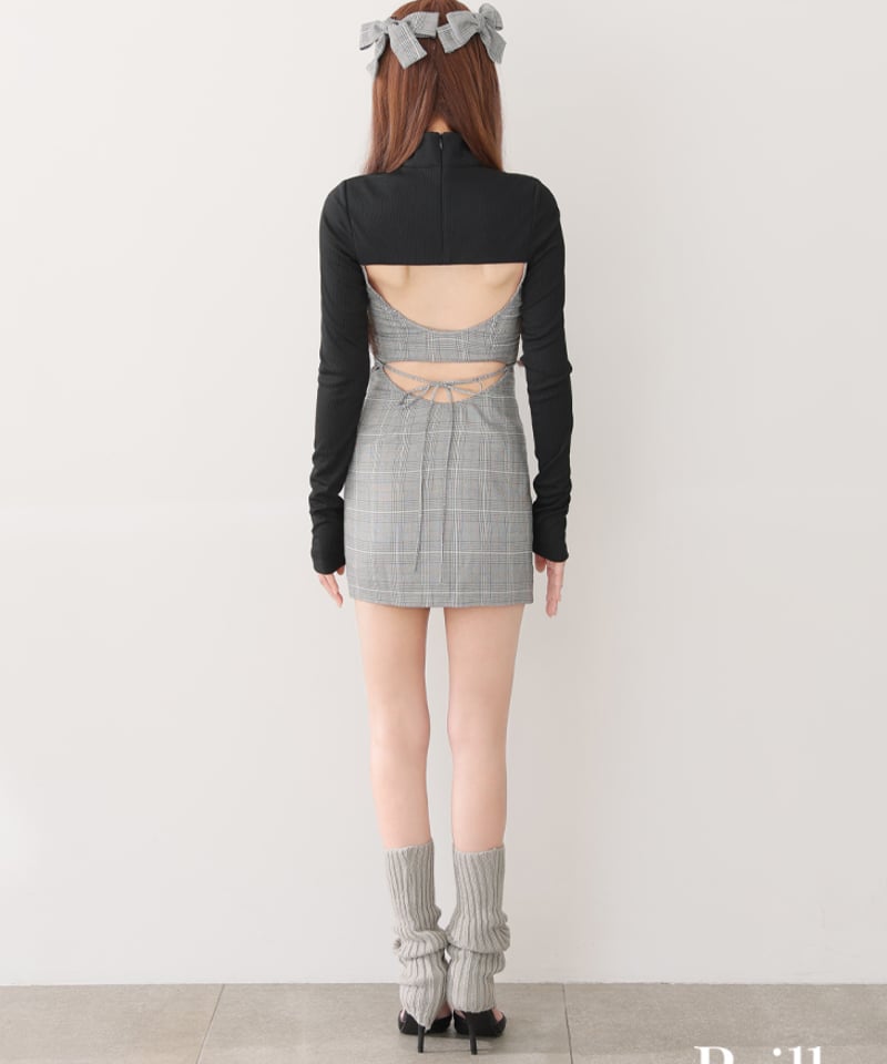 XS~Lサイズあり】ange de brille mini dress (brille376 XS~Lサイズあり】ange de brille mini dress (brille376