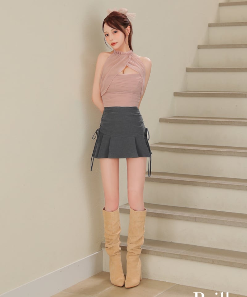 XS～Lサイズあり】Soleil de brille setup dress (brille