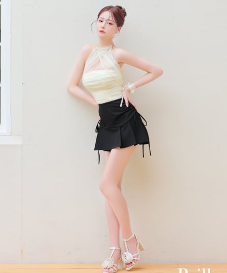 【XS～Lサイズあり】Soleil de brille setup dress (brille3386)