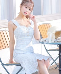 【Lサイズあり】ラメ入りスプリングニットミディドレス(DE2725)