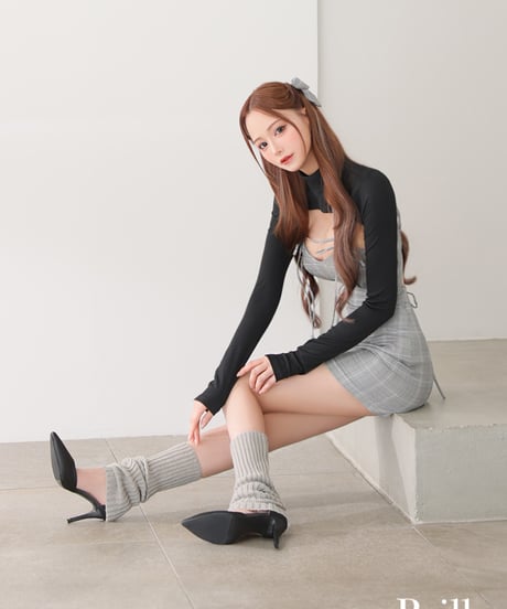 【XS～Lサイズあり】ange de brille mini dress (brille3760)
