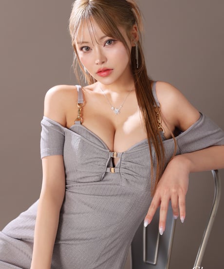 【XSサイズあり】2way♥ボレロ付きシンプルリブタイトキャミキャバドレス(GL3906)