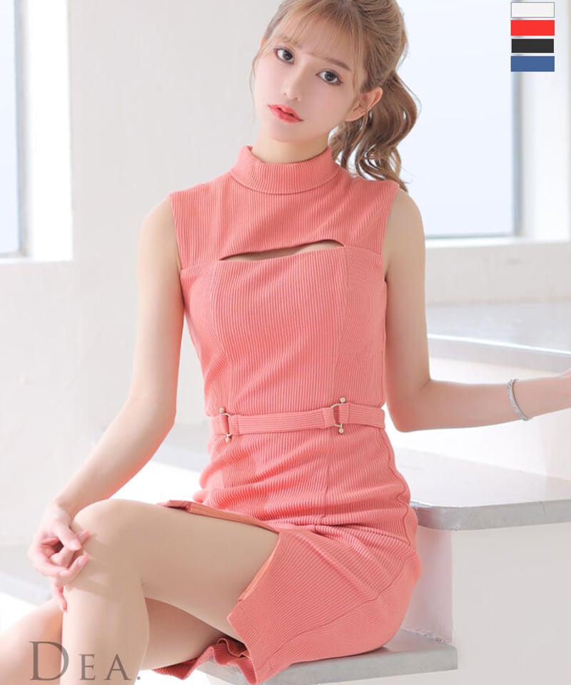 XS～Lサイズあり】バストカット×シンプルタイトドレス(DE2864) | chouette 