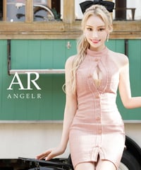 【エンジェルアール】サイドスピンドルバストオープンビジュータイトミニドレス XSサイズあり【ANGEL R/エンジェルアール】サイドスピンドル