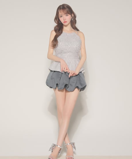 【XSサイズあり】fleurs tulle setup dress(LF4638)