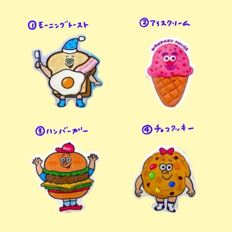 WANPAKU FOODS ステッカー