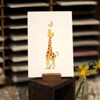 首を長くして想うキリン