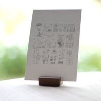 夏のイベントとアマビエのポストカード