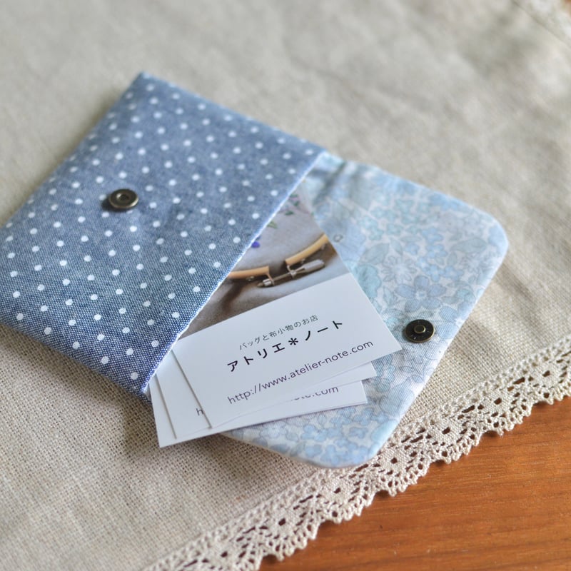 花刺繍のカードケースKit | アトリエ＊ノート