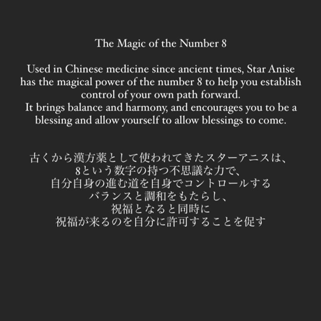 Star Anise（スターアニス/八角)　☆取寄せ　※終売予定