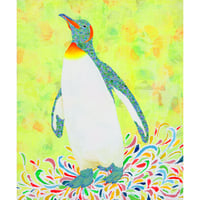 Emperor penguin-Light blue