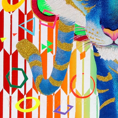 Blue Tiger - Miyabi pattern（青虎 - 雅様式）