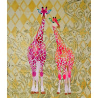 Rose Giraffese and Gold illusion（ローズキリンと金幻影）