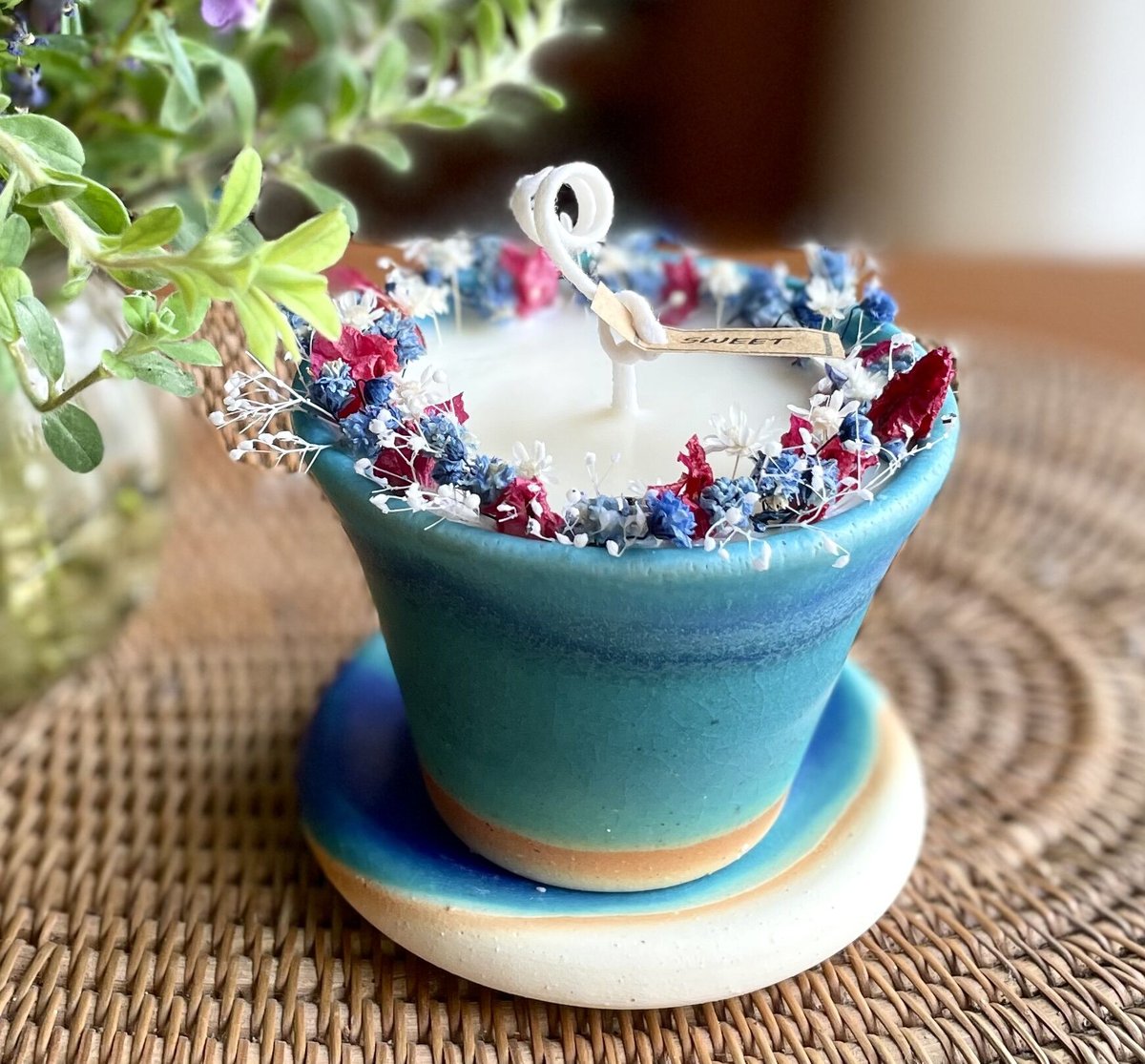 うるま陶器　アロマポット うるま陶器 アロマポット うるま陶器/青い器専門店 (@urumatouki