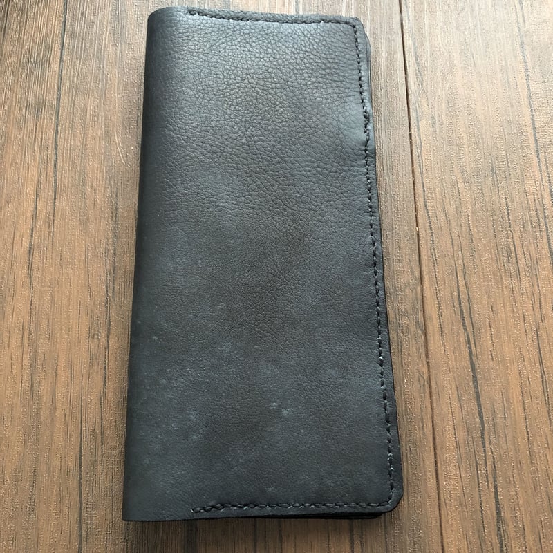 レザーパスポートケース（ブルー） | て創り∴