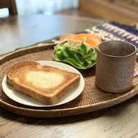 縁付き楕円トレー       i-662