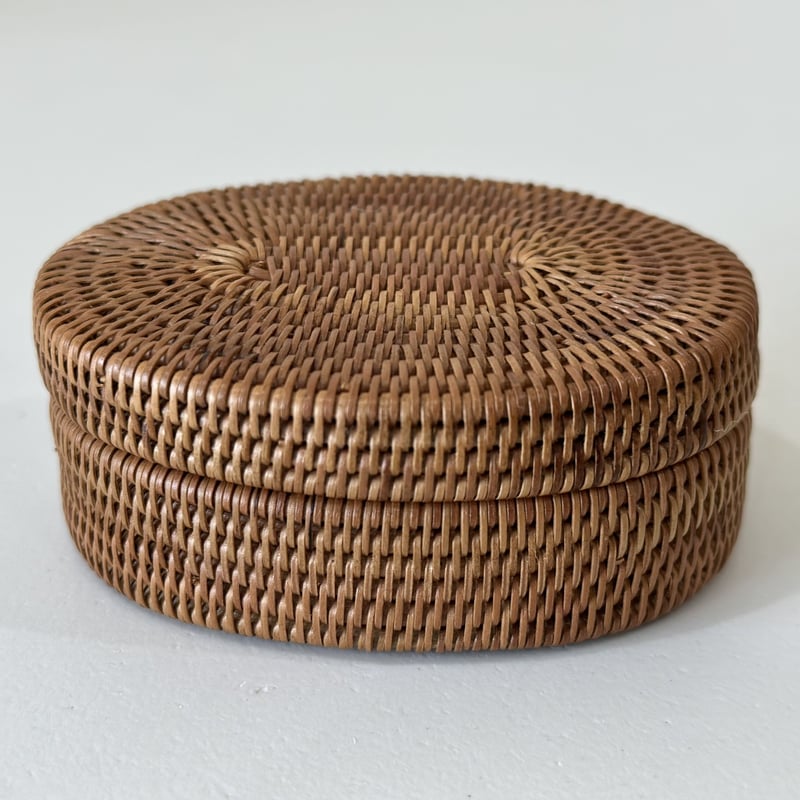 フタ付き楕円小物入れ i-652 | AndYu Online Shop