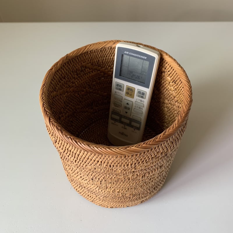 浅茶かご ちどり産業 バスケット 天然素材 レース Sサイズ 3個セット 収納