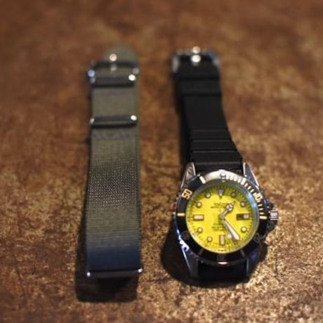 ヴァーグウォッチ ( vague watch ) diver's son / 腕時計 アンティークウォッチ ダイバーズウォッチ black × yellow