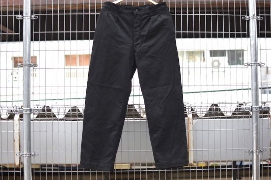 【フェード】50〜60s FrenchARMY m52 パンツ黒染め　最終価格 デッドストック (dead stock) 50's-60's French army M52